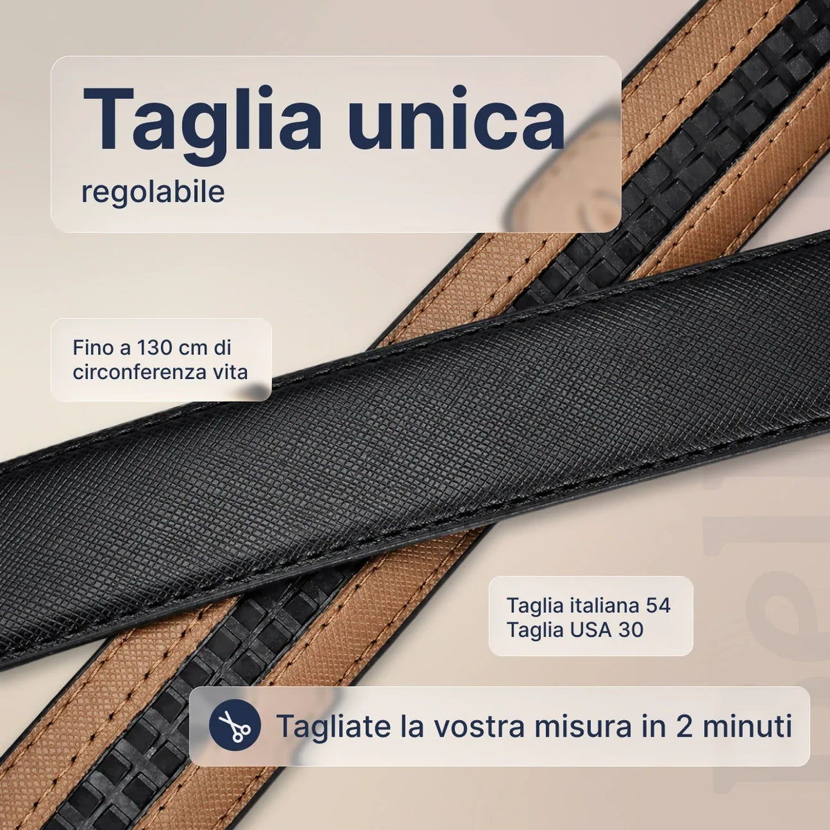 Cintura senza fori MicroAjust™