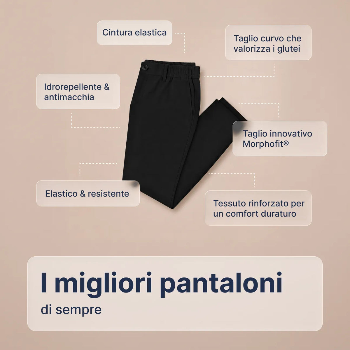 Pantalone Elasticizzato MorphoFit™ 3.0