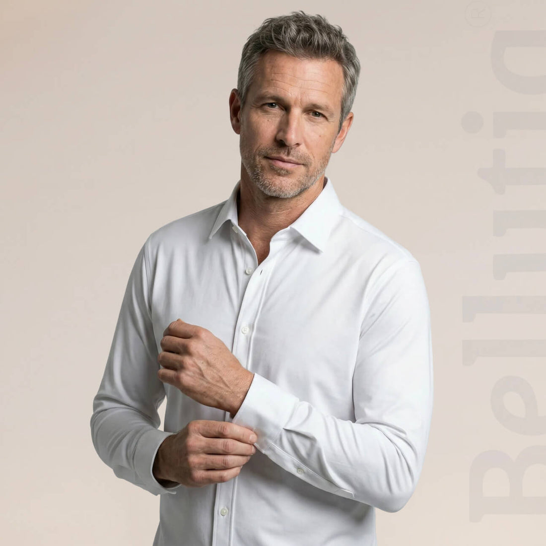 Camicia Antipiega a Taglio Aderente