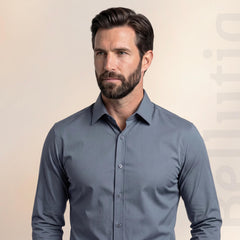 Camicia Antipiega a Taglio Aderente