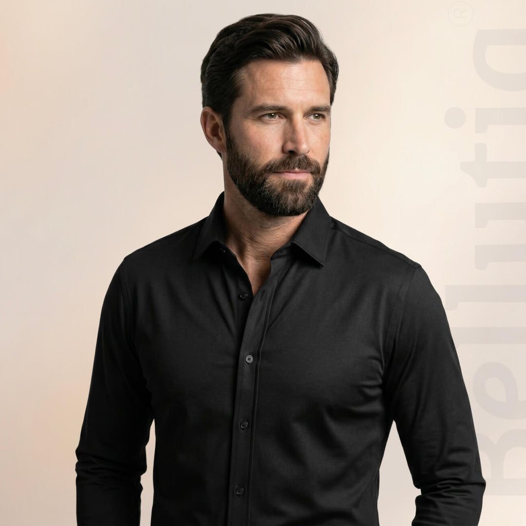 Camicia Antipiega a Taglio Aderente