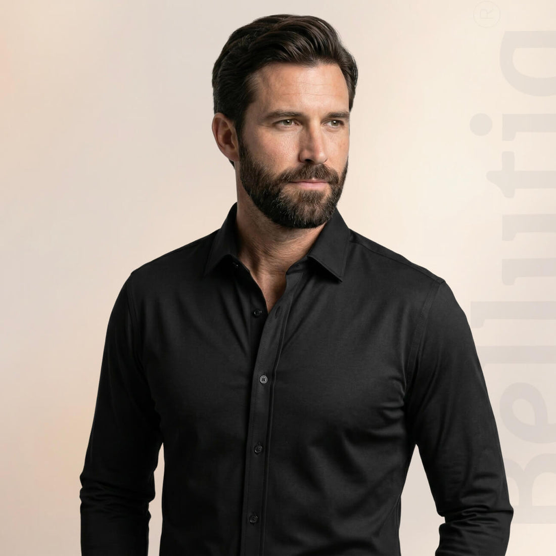Camicia Antipiega a Taglio Aderente